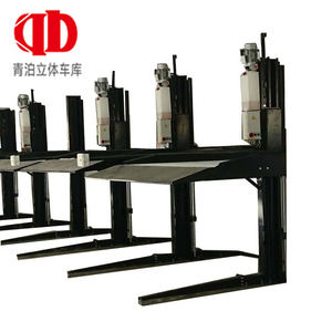 Ascenseur de stationnement à 2 colonnes, système hydraulique à deux poteaux avec dispositif de sécurité anti-chute, finition thermolaquée, couleurs personnalisables - Product Image 6