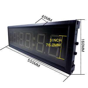 ที่ตั้งเวลานับถอยหลัง <span class=keywords><strong>LED</strong></span> ขนาดใหญ่3นิ้ว6หลักสีดำตัวจับเวลาจับเวลาแบบดิจิตอลขนาดเล็กใช้ในบ้านสำนักงานโรงเรียน - Product Image 2