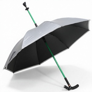 Bâton <span class=keywords><strong>de</strong></span> marche manuel multifonctionnel réglable avec poignée antidérapante 8K en fibre <span class=keywords><strong>de</strong></span> verre classique pour <span class=keywords><strong>le</strong></span> voyage - Product Image 4