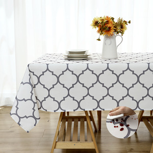 Marok kanis che einfache Buffet Tischdecke Bedruckte Farm Tischdecke Öl dicht Wasch frei Polyester Tisch matte Stoff - Product Image 2