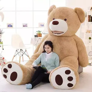 Urso de pelúcia americano gigante, brinquedo de pelúcia de pelúcia americano de 200 cm, urso de pelúcia macio personalizado, ursinho de pelúcia