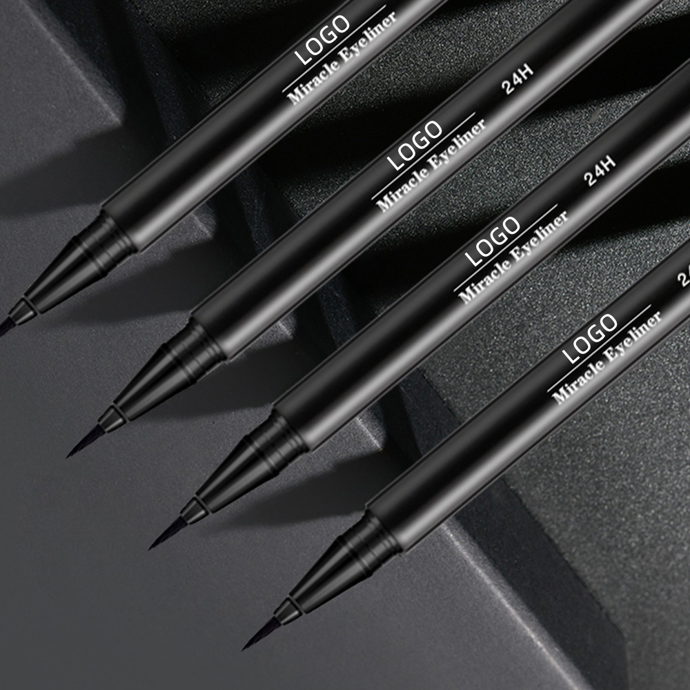 Изысканная работа, водонепроницаемые стойкие черные жидкие веки