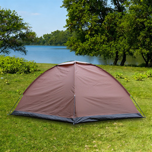 Tente de camping 2-3 personnes en tissu Oxford imperméable 1000-1500 mm, portable, pour la pêche et la randonnée en extérieur - Product Image 4