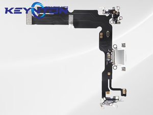 Cable flexible de carga para <span class=keywords><strong>iPhone</strong></span> 15 <span class=keywords><strong>Plus</strong></span> Pro Max, conector de puerto de carga USB con micrófono, piezas para 11 12 13 <span class=keywords><strong>14</strong></span> 15 - Product Image 4