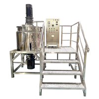 VBJX 50l-500l huile de palme savon saponification acier inoxydable liquide agitateur chauffage électrique navire de mélange gainé réservoir de mélange