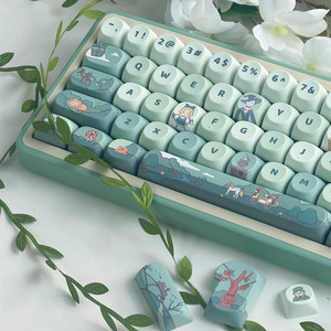 Teclas Temáticas del Maravilloso Mago de <span class=keywords><strong>Oz</strong></span>, Perfil M-oa, Sublimación PBT para Interruptores Mx, Teclado Mecánico 61/64/104/108 - Product Image 2