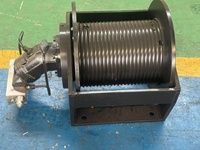 Cabrestante Hidráulico de Tambor Único de 1/2/3T-10 Toneladas para Tractores/Plataformas de Perforación/Anclaje/Excavadora/Barco de Camarones/Redes de Pesca
