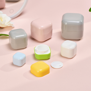 Barattolo cosmetico quadrato di lusso da 5ml a 50ml ricaricabile PP per <span class=keywords><strong>crema</strong></span> per il viso <span class=keywords><strong>crema</strong></span> per gli occhi e balsamo per le labbra con capacità variabili inclusi - Product Image 1