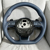 Volant de voiture en cuir directement du fabricant, compatible avec Audi A3 A5 RS3 RS4 S3 S4 S5 A6 A7 A8 Q5 Q7 Q8 TT R8 S6 RS6 RS7 B8.5