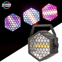 Lumière LED hexagonale rétro DMX512 RGBW à effet blinder pour discothèque, soirée, salle de banquet, performance