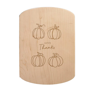 Calabazas Acacia Madera Festiva Otoño Tabla de cortar Cosecha de otoño Bienvenido Otoño Signo Decoración Tabla de cortar - Product Image 6