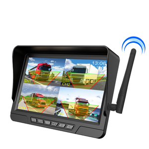 Kit de cámara de respaldo inalámbrico <span class=keywords><strong>Monitor</strong></span> de 7 pulgadas Sistema de visión trasera <span class=keywords><strong>Monitor</strong></span> de coche con cámara solar 2CH para camiones MotorHome Cavaran - Product Image 3