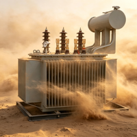 Transformateur de distribution de puissance triphasé immergé dans l'huile Taishun S11 50 kVA 50/60 Hz 6,3 kV 10 kV