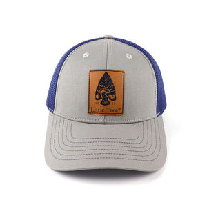 Gorra de Béisbol de Malla con Visera Plana, Estilo Trucker, de Alta Calidad, con Parche de Cuero Personalizado, 6 Paneles, para Adultos, MOQ Bajo, Vietnam - Product Image 1