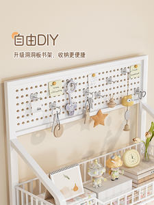 Estantería Metálica Moderna de Pie <span class=keywords><strong>con</strong></span> <span class=keywords><strong>Ruedas</strong></span>, Estantería Simple para Libros, Estante de Almacenamiento para Niños y Estudiantes - Product Image 5