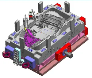 OEM塑料注射模具制造塑料零件3D原型模型设计装配注射成型