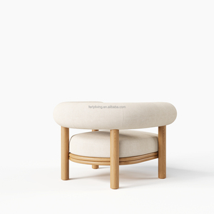 Juego de Sofás para Exteriores FERLY de Nuevo Diseño, con Respaldo Curvo y Otomana, para Hogar y Jardín - Product Image 6