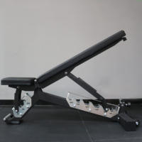 TOPTONS chaise de Fitness commerciale professionnelle équipement de gymnastique à domicile multifonctionnel banc d'haltères banc Sit-Ups presse à oiseaux métal