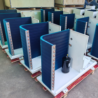 Unité de condensation commerciale pour congélateur, fabriquée en Chine, avec moteur de ventilateur et compresseur scroll haute efficacité, capacité de refroidissement de 2 CV pour applications frigorifiques