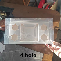 Vente en gros Boîte à dessert jetable transparente Boîte cadeau pour gâteaux et cupcakes avec taille personnalisée