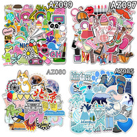 Pegatinas de grafiti impermeables para adolescentes, adultos, niñas y niños, gran oferta, gran variedad, 50 Uds.