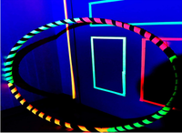 Cinta de tela mate con película de Color, banda fluorescente UV, marcador de posicionamiento de escenario