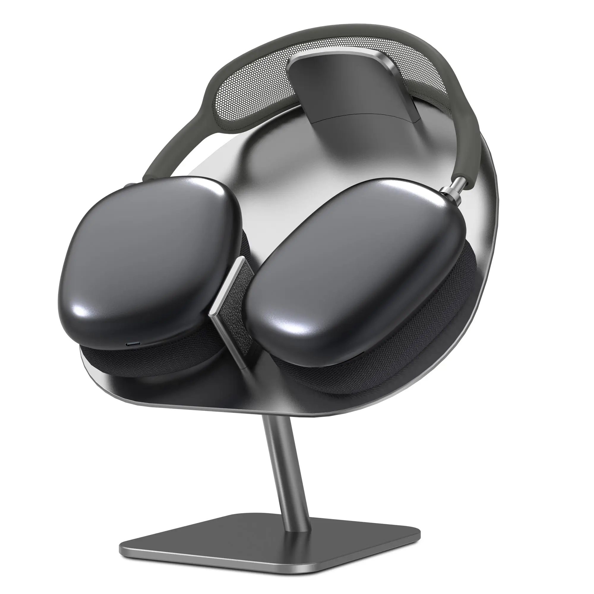 Wiwu Desktop Hoofdtelefoon Stand Smart Auto Sleep Metalen Houder Voor Airpods Max High Tech Auto-Sleep Stand