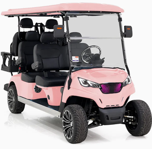 Carrito de Golf Eléctrico de Lujo Personalizable de 6 Plazas con Batería de Litio Recargable, Motor de 5KW, 4 Ruedas, Velocidad Máxima de 24 km/h, 36 Hoyos - Product Image 2