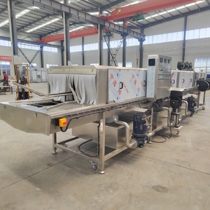 High Efficiency Automatic Commercial Basket Washing Machine With PLC & Motor Stainless Steel Crate Pallet Tray Dryer Tray Cleani - Product Image 5