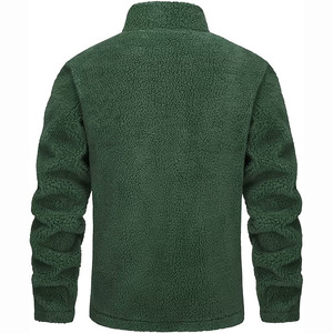 <strong>Men's</strong> <strong>Fluffy</strong> Fuzzy Fleece <strong>Jacket</strong> Full Zip Stand Collar 3 Pockets Casual Winter Coats Outwear - Product Image 2