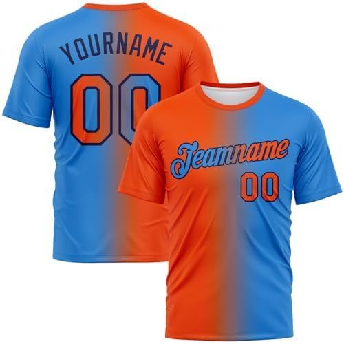 Style dégradé - Bleu clair Orange Marine