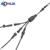Solución de Cableado para Iluminación Urbana, Conectores Tipo Y Personalizados, Impermeables IP65 IP68, de 1 a 3 Vías