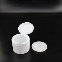 Boîte à poudre dentifrice à couvercle rabattable 80g 100g, flacon à bouche large en PP pour crème/crème de massage/baume nettoyant, emballage cosmétique et soins de la peau