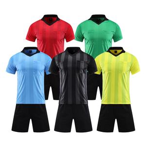 Seragam Wasit Sepak Bola Grosir Pabrik, Kaos Tunggal Dewasa Lengan Pendek untuk Pertandingan Sepak Bola - Product Image 1