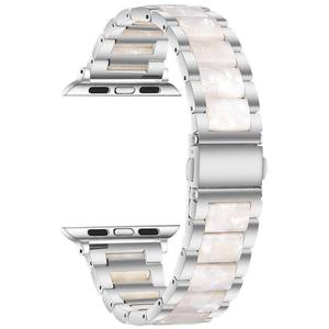 Luxury Metal and Resin Watch Strap for Apple Watch S10 11 46mm Ultra 49mm SE44 mm and 18 20 22mm Watch Replacement Watch Band - Product Image 5