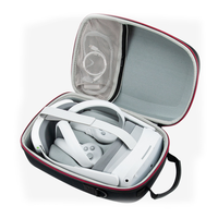 Étui de transport haut de gamme pour casque VR Pico 4 Pro, boîte de rangement, sac de voyage portable, coque de protection avec compartiment pour accessoires