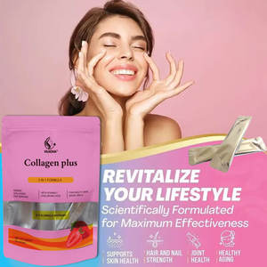 Proteine del collagene marino puro in polvere sbiancamento della pelle vitamina C bevanda liquida di bellezza proteine peptidi collagene Peptide integratore - Product Image 4