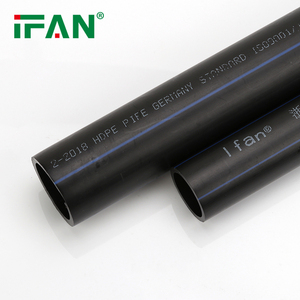 Tuyaux en HDPE noir IFAN, grand diamètre, tuyau en polyéthylène haute densité, tuyau en HDPE pour l'alimentation en eau - Product Image 5
