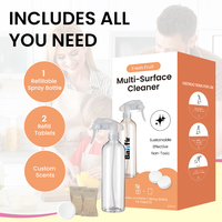 Tablettes de détergent concentré multi-usages écologiques avec 50%-80% d'ingrédients actifs, parfum personnalisé