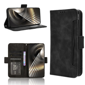Funda magnética para teléfono con múltiples ranuras para tarjetas, fundas de cuero para <span class=keywords><strong>Xiaomi</strong></span> Redmi 13 4G Turbo <span class=keywords><strong>3</strong></span> 5G <span class=keywords><strong>Poco</strong></span> F6 Pro/F6, piel suave con sensación de cuero - Product Image 3