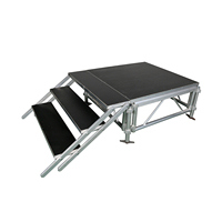 Scène de chœur en aluminium Échelle de scène portable Étanche Rehausseurs de chœur
