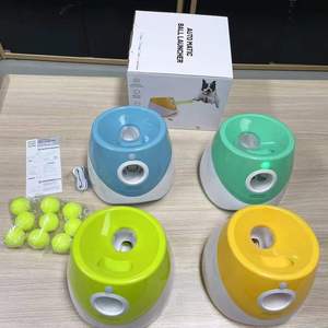 Venta al por mayor de lanzadores de pelotas para perros, lanzador automático de pelotas para perros con 3/6/12 pelotas de tenis para interiores y exteriores - Product Image 4