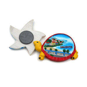 Imanes de nevera de resina 3D Recuerdos de Turismo de Vida Marina Tortugas marinas Concha Imán de nevera de resina marina - Product Image 6