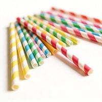 Pailles en papier en gros, pailles en papier pour bubble tea, pailles à boire en papier
