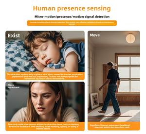 เซ็นเซอร์ตรว<span class=keywords><strong>จ</strong></span><span class=keywords><strong>จ</strong></span>ับการเคลื่อนไหวด้วยคลื่นความถี่ไมโครเวฟ SIXWGH สำหรับระบบไฟอั<span class=keywords><strong>จ</strong></span>ฉริยะในอาคาร ระบบอัตโนมัติในโรงแรม ใช้สัญญาณส่งแบบดรายคอนแทค ระยะตรวจ<span class=keywords><strong>จ</strong></span>ับ 8 เมตร - Product Image 5