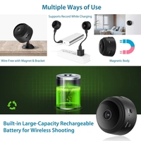 Mini Caméra IP Wifi sans Fil HD 1080p, Caméra de Surveillance de Sécurité Domestique avec IR CUT et Vision Nocturne pour Application Téléphone MD3