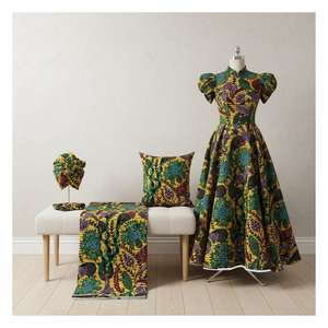 अफ्रीकी पेने मोम प्रिंट कपड़े 6 यार्ड अफ्रीकी कपड़े बेटिक कपड़े शुद्ध कपास के कपड़े कपड़े कपड़े - Product Image 4