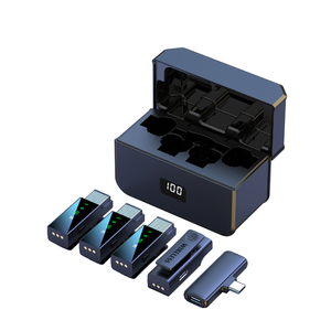 ไมโครโฟนลาวาเลียร์ไร้สายแบบ1-4สำหรับ S68วิดีโอสตรีมมิงแบบสดและไมโครโฟน lavalier Vlog - Product Image 5