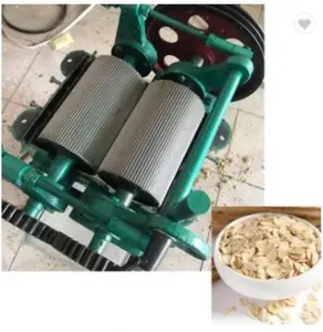 Mesin presser rol serpihan jagung skala kecil mesin pembuat cottonseed jagung serpihan sereal mesin flating
