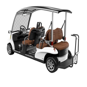 รถกอล์ฟไฟฟ้ารถบั๊กกี้รถกอล์ฟขนาดเล็กแนวสตรีทของจีนโครงเหล็กความแข็งแรงสูง5-6ที่นั่งได้รับการรับรอง eec/dot/gccc/ce - Product Image 2